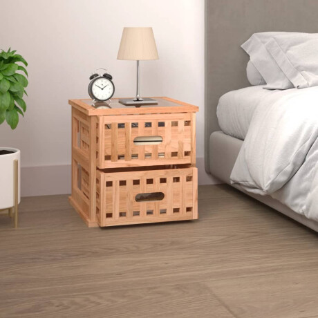 vidaXL Nachtkastje 34x34x34 cm massief walnotenhout afbeelding3 - 1