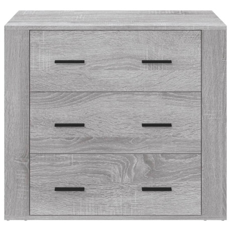 vidaXL Dressoir 80x33x70 cm bewerkt hout grijs sonoma eikenkleurig afbeelding3 - 1