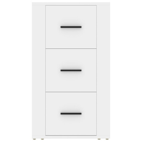 vidaXL Dressoir 40x33x70 cm bewerkt hout wit afbeelding3 - 1
