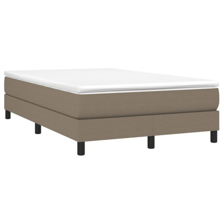 vidaXL Bedframe zonder matras 120x200 cm stof taupe afbeelding3 - 1