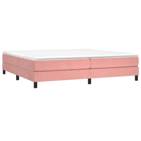 vidaXL Bedframe fluweel roze 200x200 cm afbeelding3 - 1