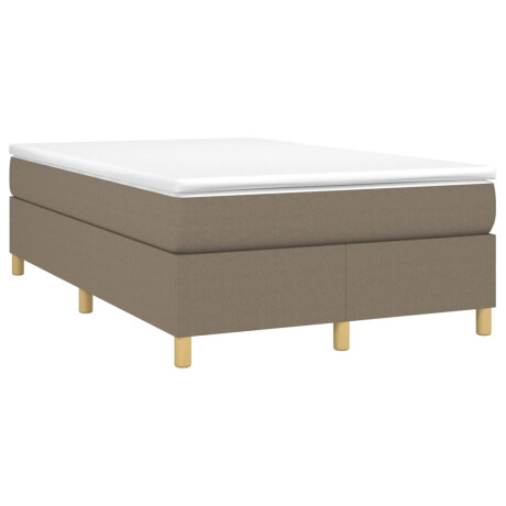 vidaXL Bedframe zonder matras 120x200 cm stof taupe afbeelding3 - 1