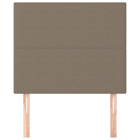 vidaXL Hoofdborden 2 st 90x5x78/88 cm stof taupe afbeelding3 - 1