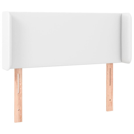 vidaXL Hoofdbord LED 83x16x78/88 cm kunstleer wit afbeelding3 - 1