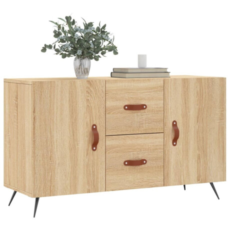 vidaXL Dressoir 100x36x60 cm bewerkt hout sonoma eikenkleurig afbeelding3 - 1