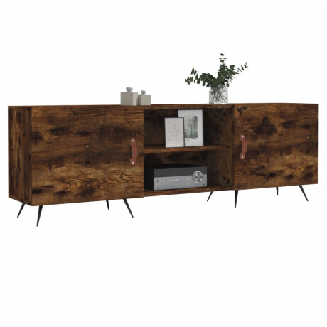 vidaXL Tv-meubel 150x30x50 cm bewerkt hout gerookt eikenkleurig afbeelding3 - 1