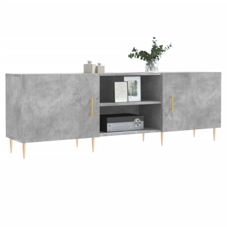 vidaXL Tv-meubel 150x30x50 cm bewerkt hout betongrijs afbeelding3 - 1