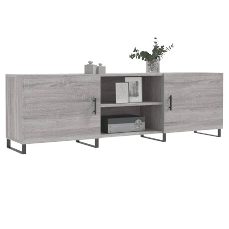 vidaXL Tv-meubel 150x30x50 cm bewerkt hout grijs sonoma eikenkleurig afbeelding3 - 1