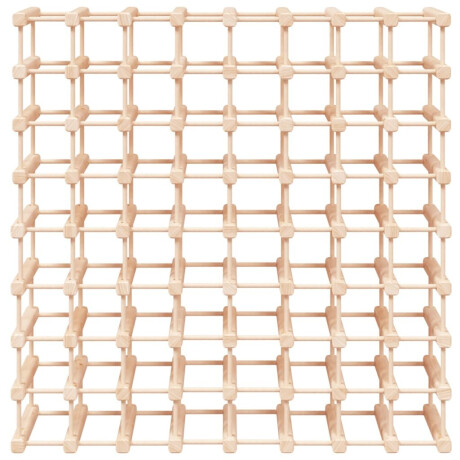 vidaXL Wijnrek voor 72 flessen 90,5x23x90,5 cm massief grenenhout afbeelding3 - 1