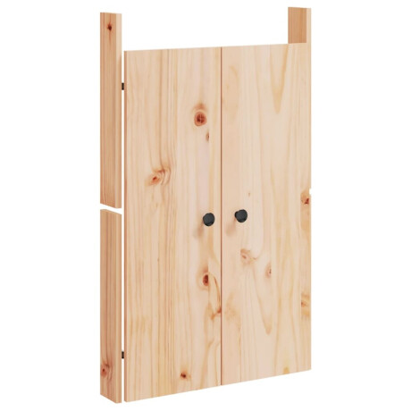 vidaXL Kastdeurtjes voor buitenkeuken 2 st 50x9x82 cm grenenhout afbeelding3 - 1