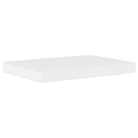 vidaXL Schuimmatras hardheid H2 H3 140x190 cm wit afbeelding3 - 1