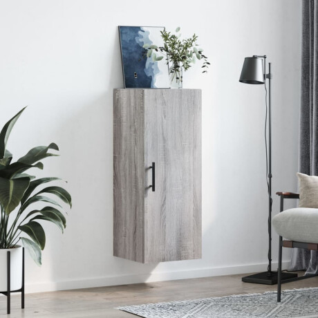 vidaXL Hangkast 34,5x34x90 cm grijs sonoma eikenkleurig afbeelding3 - 1