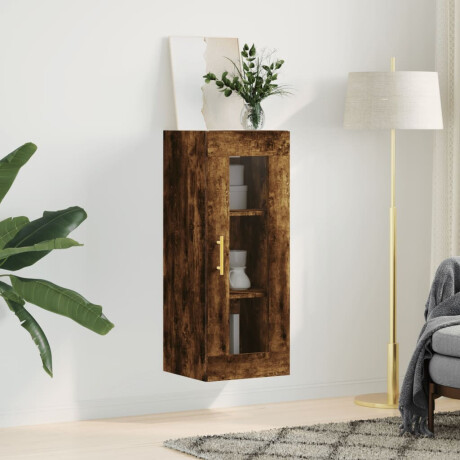 vidaXL Bovenkast 34,5x34x90 cm gerookt eikenkleurig afbeelding3 - 1