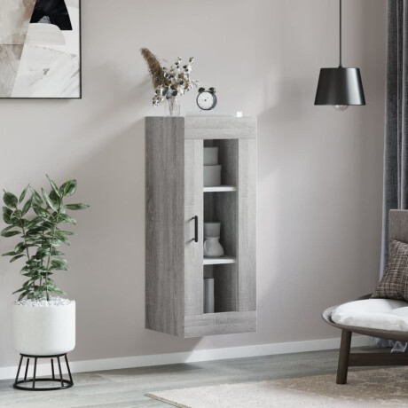 vidaXL Wandkast 34,5x34x90 cm grijs sonoma eikenkleurig afbeelding3 - 1