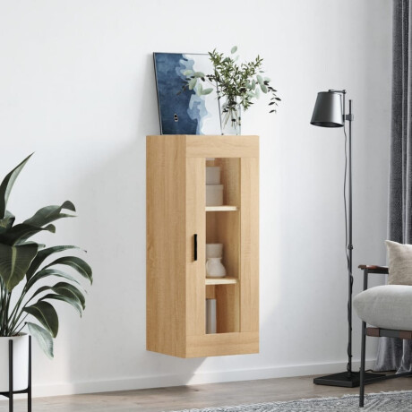 vidaXL Wandkast 34,5x34x90 cm sonoma eikenkleurig afbeelding3 - 1