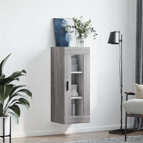vidaXL Hangkast 34,5x34x90 cm grijs sonoma eikenkleurig afbeelding3 - 1