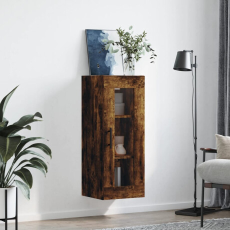 vidaXL Hangkast 34,5x34x90 cm gerookt eikenkleurig afbeelding3 - 1