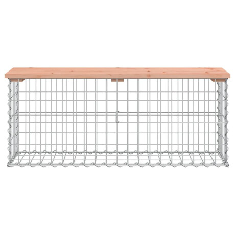 vidaXL Tuinbank schanskorfontwerp 103x31,5x42 cm massief douglashout afbeelding3 - 1