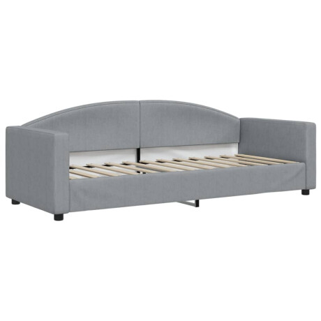 vidaXL Slaapbank met matras 80x200 cm stof lichtgrijs afbeelding3 - 1