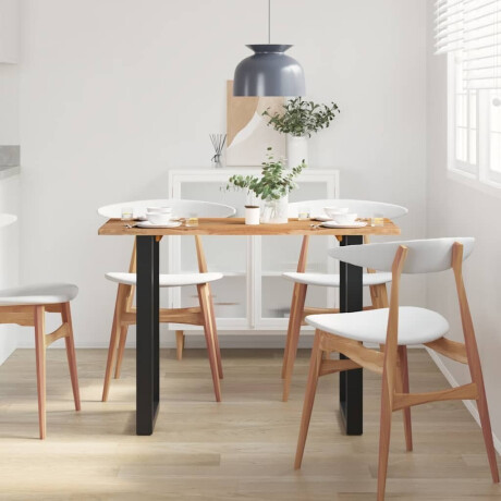 vidaXL Eettafel 110x50x76 cm massief acaciahout afbeelding3 - 1
