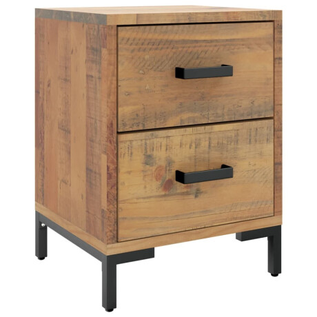vidaXL Nachtkastjes 2 st 36x30x45 cm massief grenenhout afbeelding3 - 1