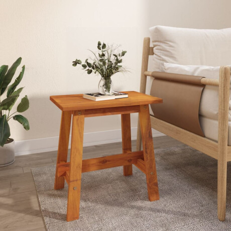 vidaXL Kruk 45x29x45 cm rechthoekig massief acaciahout afbeelding3 - 1