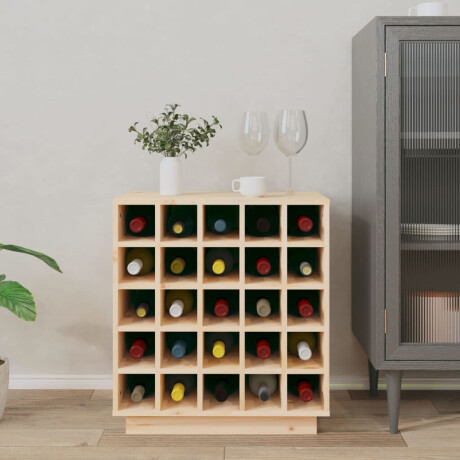 vidaXL Wijnkast 55,5x34x61 cm massief grenenhout afbeelding3 - 1
