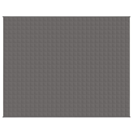 vidaXL Verzwaringsdeken 235x290 cm 15 kg stof grijs afbeelding3 - 1