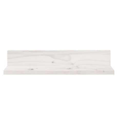 vidaXL Wandkasten 2 st 50x11x9 cm massief grenenhout wit afbeelding3 - 1