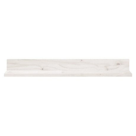 vidaXL Wandkasten 2 st 80x11x9 cm massief grenenhout wit afbeelding3 - 1