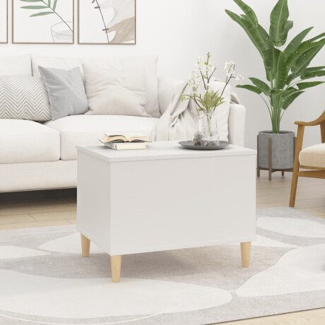 vidaXL Salontafel 60x44,5x45 cm bewerkt hout wit afbeelding3 - 1