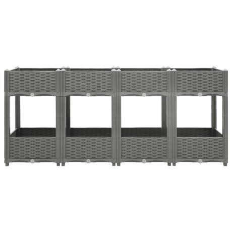 vidaXL Plantenbak verhoogd 160x40x71 cm polypropeen afbeelding3 - 1