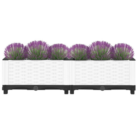 vidaXL Plantenbak verhoogd 80x40x23 cm polypropeen afbeelding3 - 1