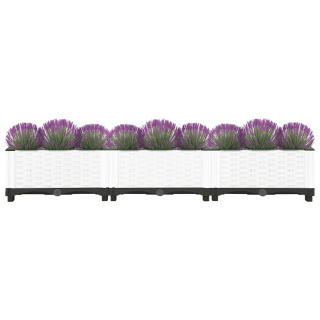 vidaXL Plantenbak verhoogd 120x40x23 cm polypropeen afbeelding3 - 1