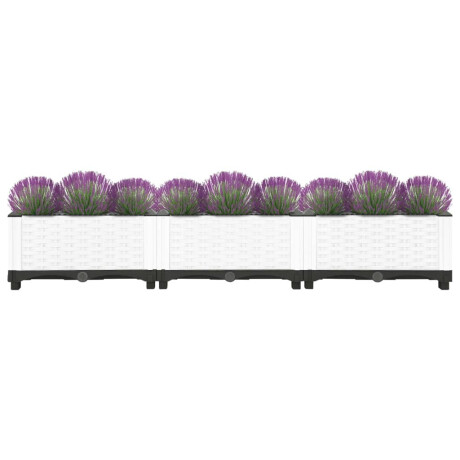vidaXL Plantenbak verhoogd 120x40x23 cm polypropeen afbeelding3 - 1