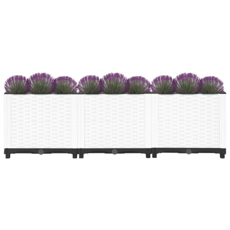 vidaXL Plantenbak verhoogd 120x40x38 cm polypropeen afbeelding3 - 1