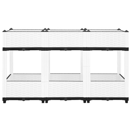 vidaXL Plantenbak verhoogd 120x40x71 cm polypropeen afbeelding3 - 1