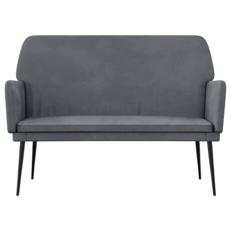 vidaXL Bankje 108x79x79 cm fluweel donkergrijs afbeelding3 - 1