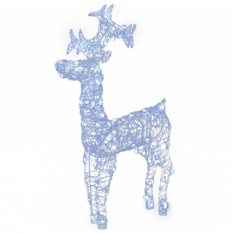 vidaXL Kerstversiering rendier 3 st 60x16x100 cm acryl afbeelding3 - 1