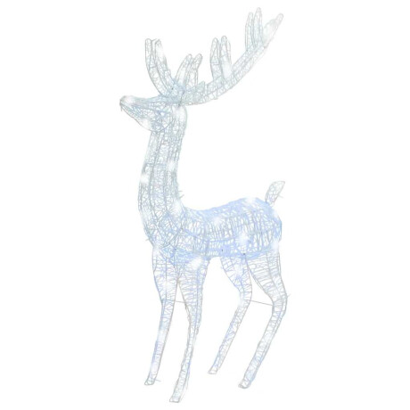 vidaXL Kerstdecoratie rendier XXL 3 st 250 LED's warmwit 180 cm acryl afbeelding3 - 1