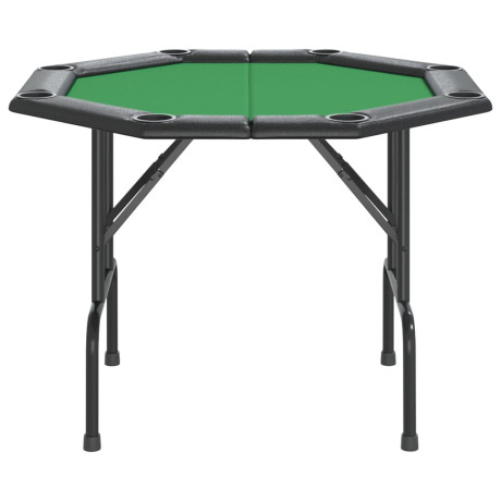 vidaXL Pokertafel voor 8 spelers inklapbaar 108x108x75 cm groen afbeelding3 - 1