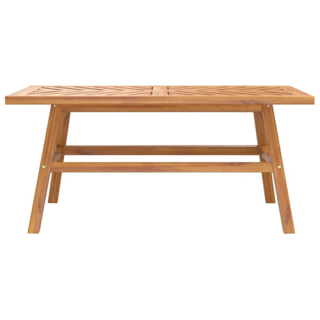vidaXL Salontafel 100x50x45 cm massief acaciahout afbeelding3 - 1