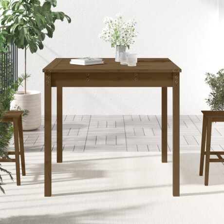 vidaXL Tuintafel 82,5x82,5x76 cm massief grenenhout honingbruin afbeelding3 - 1