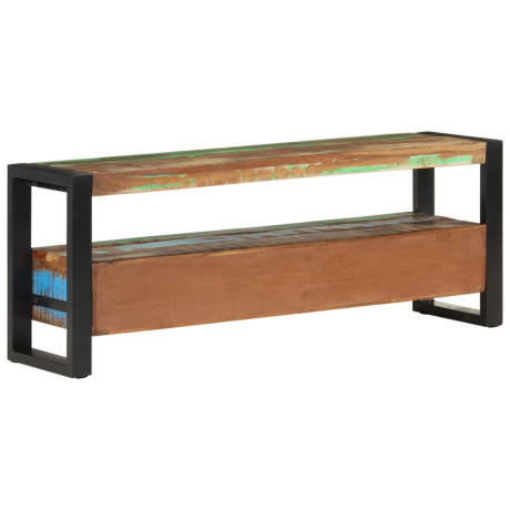 vidaXL Tv-meubel 120x30x45 cm massief gerecycled hout afbeelding3 - 1