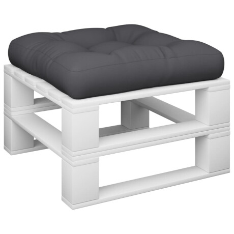 vidaXL Palletkussen 50x50x12 cm stof zwart afbeelding3 - 1