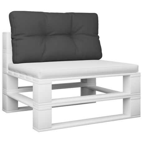 vidaXL Palletkussen 70x40x12 cm stof zwart afbeelding3 - 1