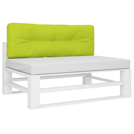 vidaXL Palletkussen 120x40x12 cm stof heldergroen afbeelding3 - 1