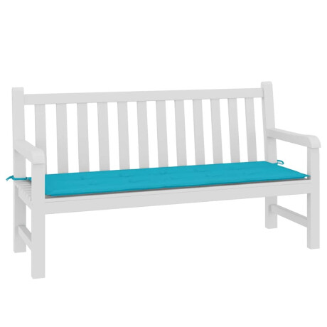 vidaXL Tuinbankkussen 150x50x4 cm oxford stof turquoise afbeelding3 - 1