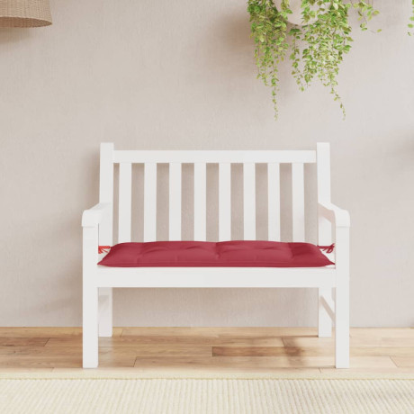 vidaXL Tuinbankkussen 100x50x7 cm oxford stof wijnrood afbeelding3 - 1