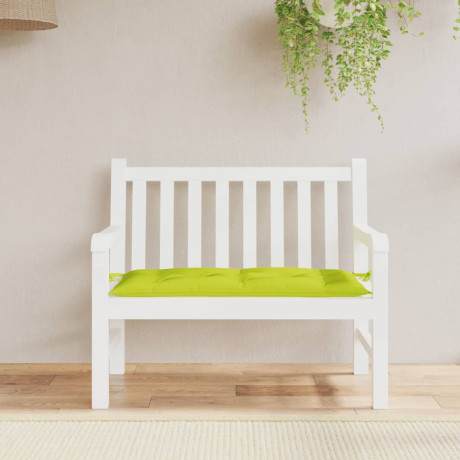 vidaXL Tuinbankkussen 100x50x7 cm oxford stof heldergroen afbeelding3 - 1